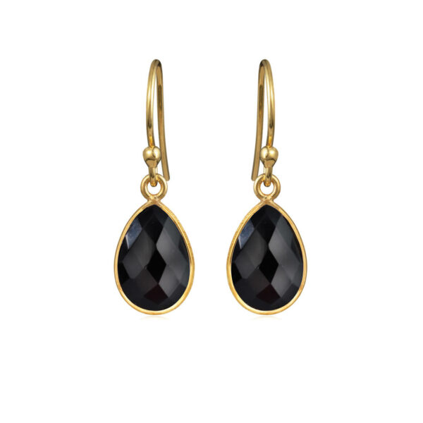 Jewellery gold plated silver earring, style number: 4068-2-101