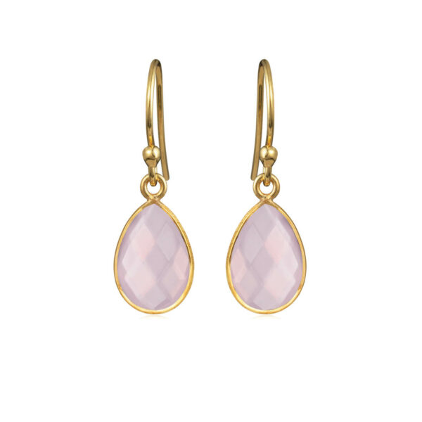 Jewellery gold plated silver earring, style number: 4068-2-112