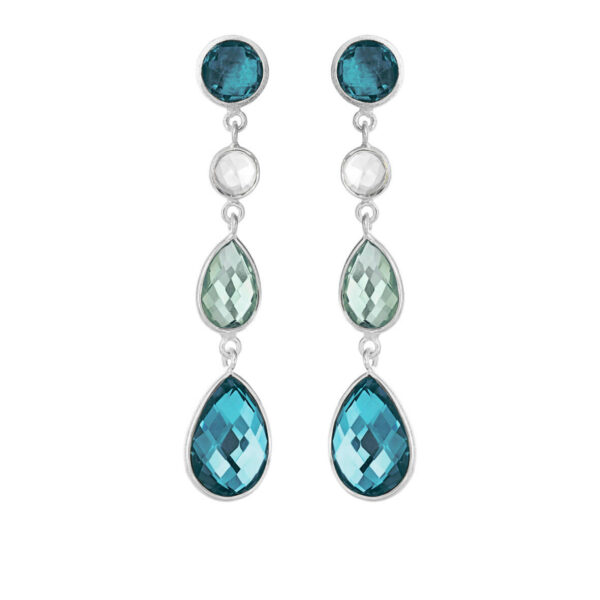 Jewellery silver earring, style number: 4073-1-520