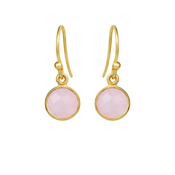 Jewellery gold plated silver earring, style number: 4092-2-112