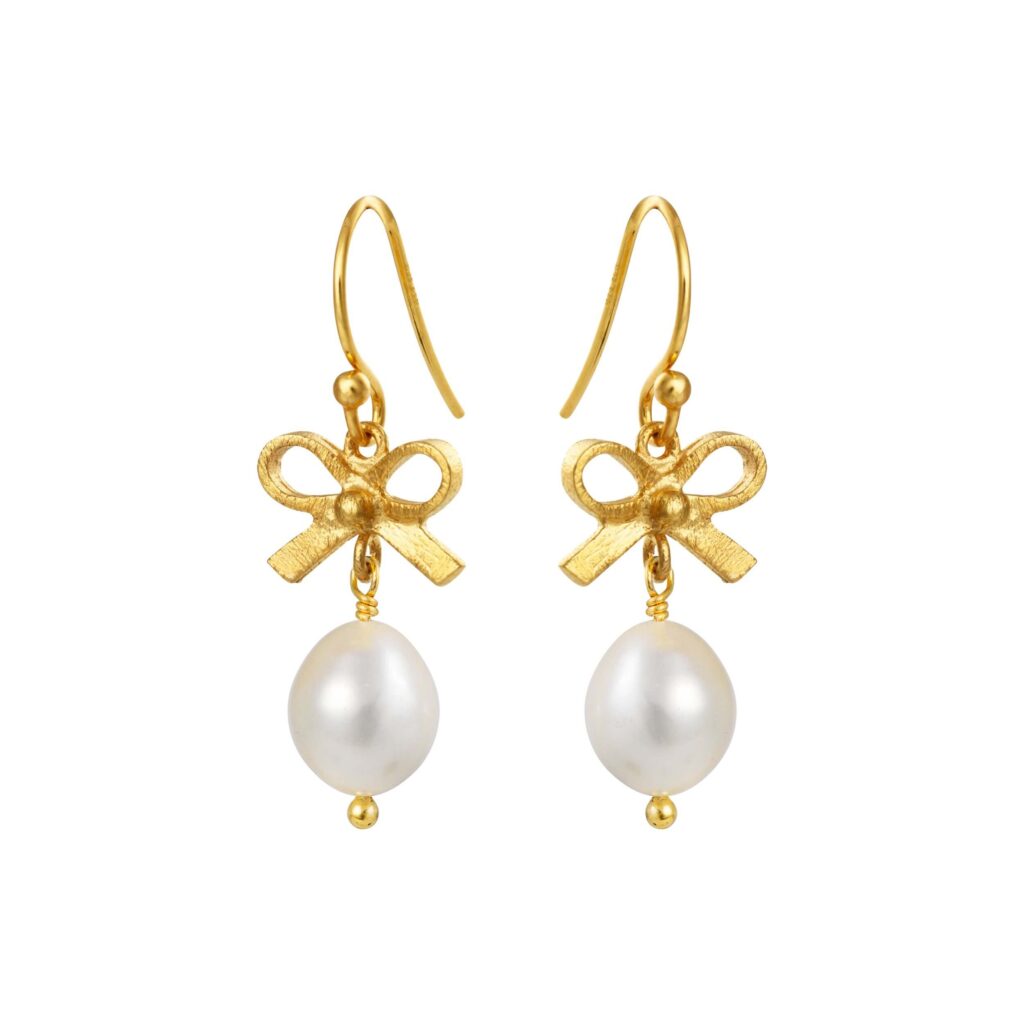 Jewellery gold plated silver earring, style number: 4097-2-900