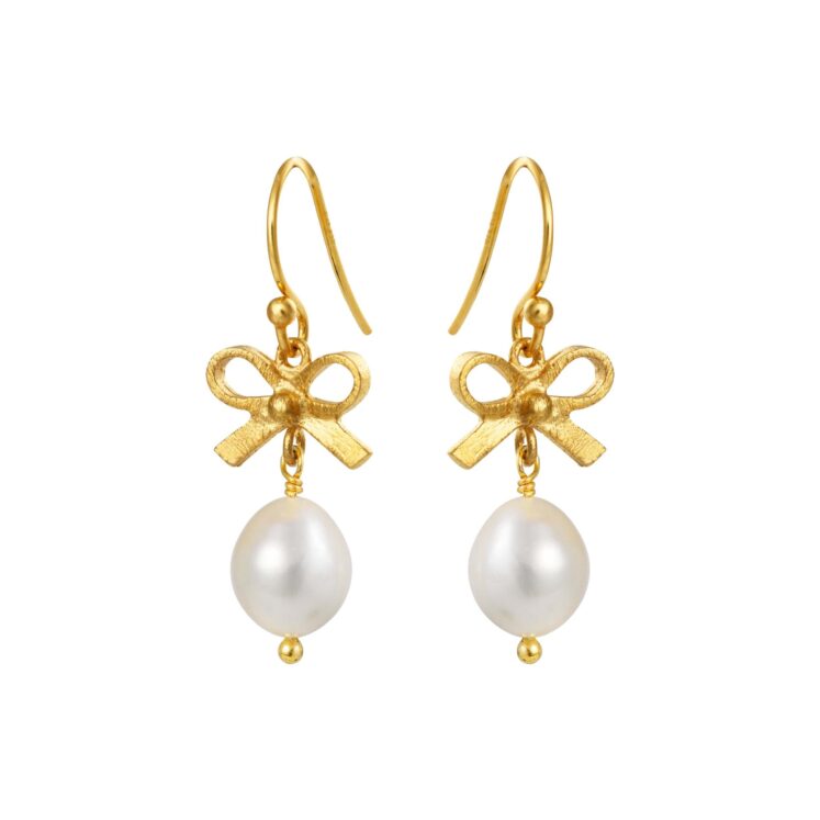 Jewellery gold plated silver earring, style number: 4097-2-900