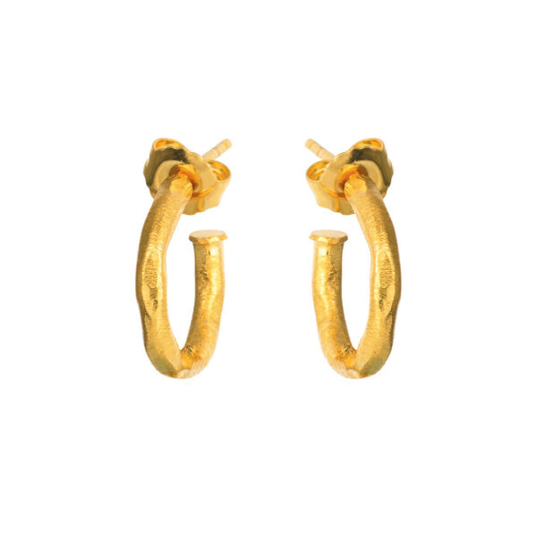 Jewellery gold plated silver earring, style number: 5135-2