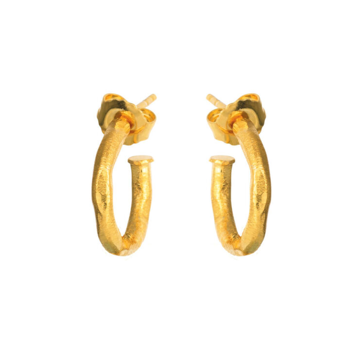 Jewellery gold plated silver earring, style number: 5135-2