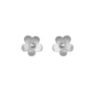 Earrings 5158 in Silver 7 mm