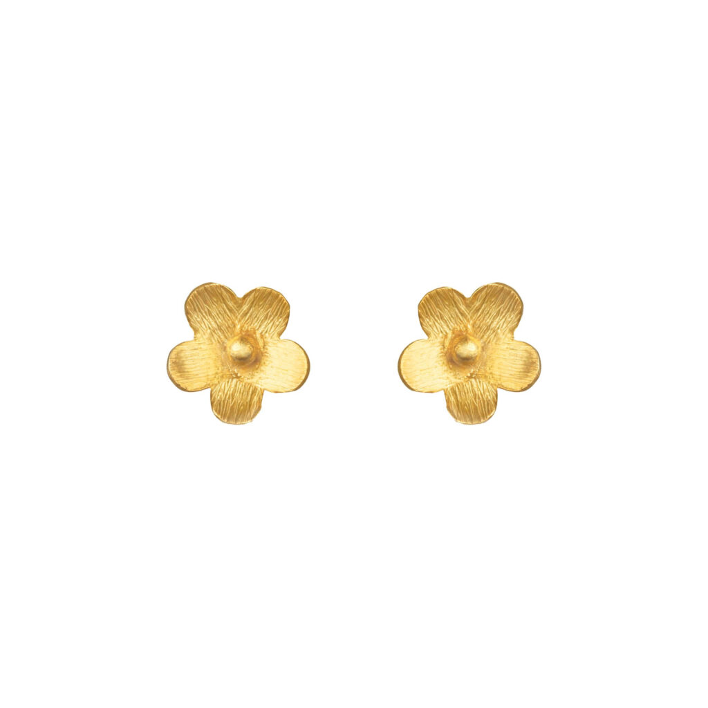 Jewellery gold plated silver earring, style number: 5158-2-5