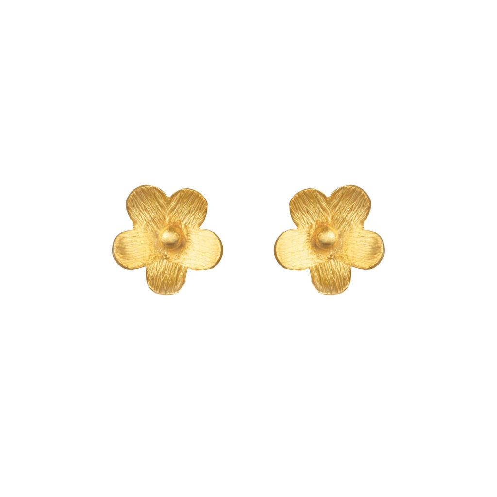 Jewellery gold plated silver earring, style number: 5158-2-7