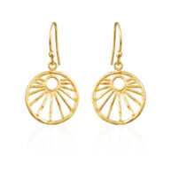 Earrings 5164 in Gold plated silver