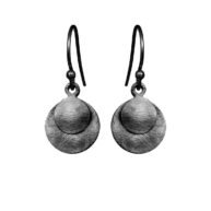 Earrings 5182 in Blackened silver