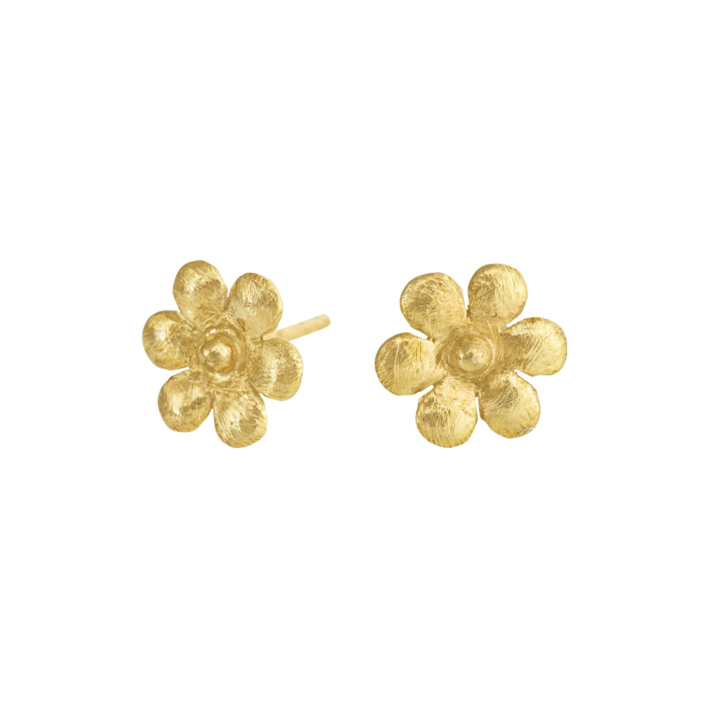 Jewellery gold plated silver earring, style number: 5196-2-10