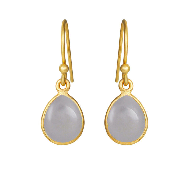 Jewellery gold plated silver earring, style number: 5249-2-103