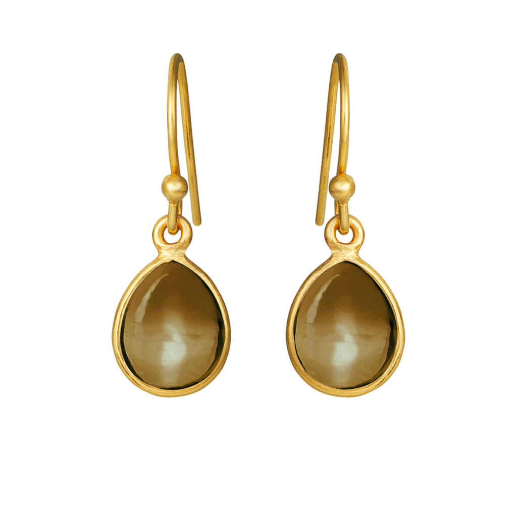 Jewellery gold plated silver earring, style number: 5249-2-108