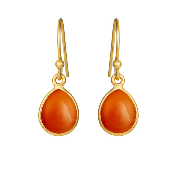 Jewellery gold plated silver earring, style number: 5249-2-114