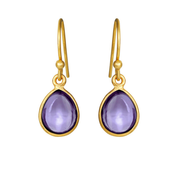 Jewellery gold plated silver earring, style number: 5249-2-118