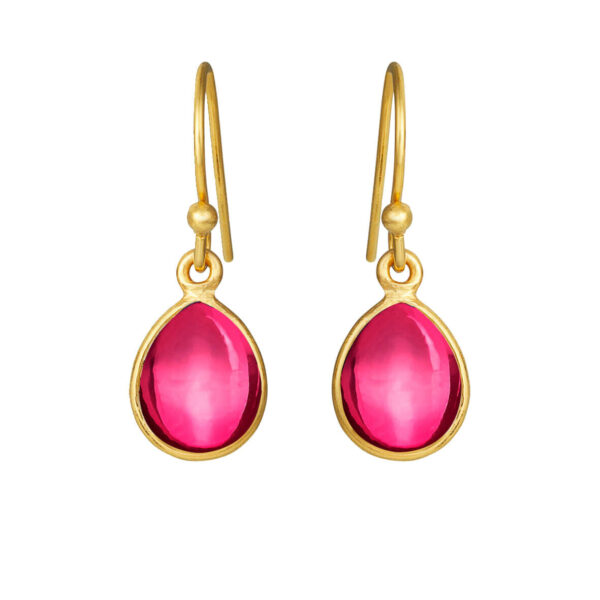 Jewellery gold plated silver earring, style number: 5249-2-183