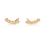 Earrings 5348 in Gold plated silver