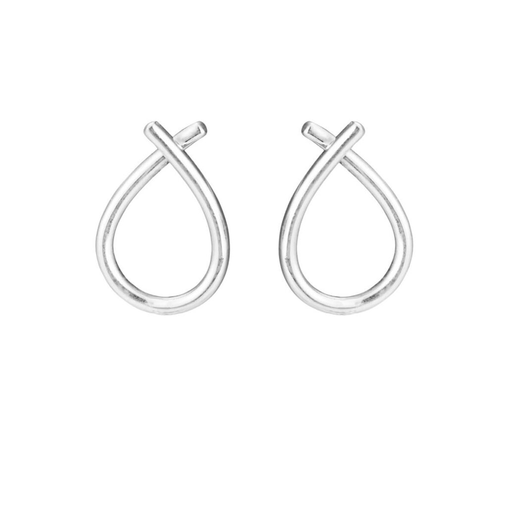 Jewellery polished silver earring, style number: 5359-11