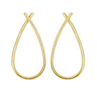 Earrings 5361 in Polished gold plated silver