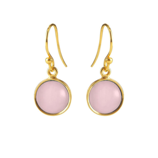 Jewellery gold plated silver earring, style number: 5521-2-112
