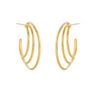 Earrings 5545 in Gold plated silver