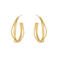 Earrings 5554 in Gold plated silver