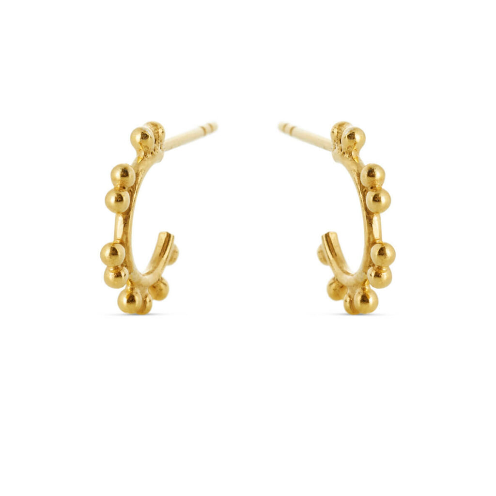 Jewellery gold plated silver earring, style number: 5557-2