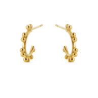 Earrings 5557 in Gold plated silver