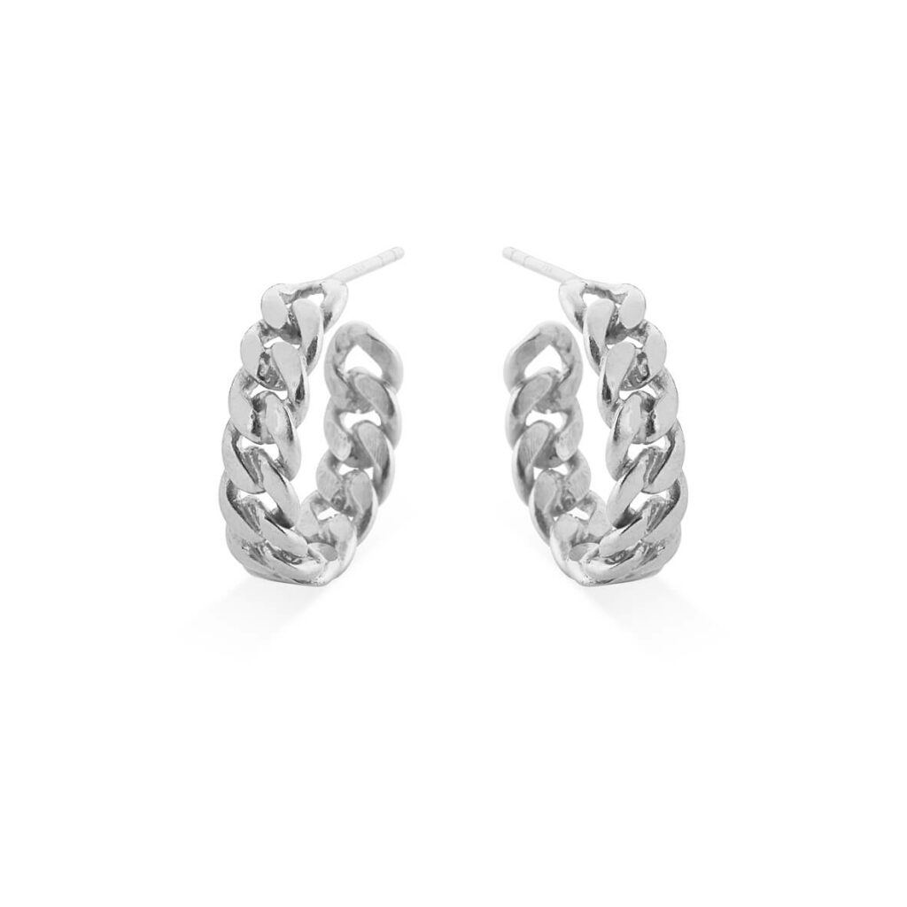 Jewellery polished silver earring, style number: 5583-11