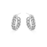 Earrings 5583 in Polished silver