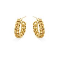 Earrings 5583 in Polished gold plated silver