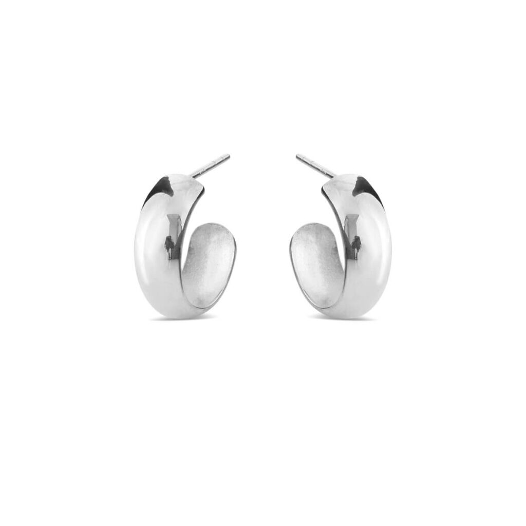 Jewellery polished silver earring, style number: 5584-11
