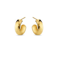 Earrings 5584 in Polished gold plated silver