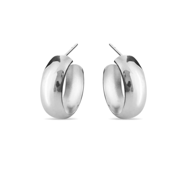 Jewellery polished silver earring, style number: 5585-11