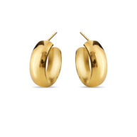 Earrings 5585 in Polished gold plated silver