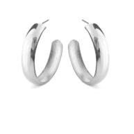 Earrings 5586 in Polished silver