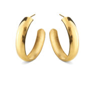 Earrings 5586 in Polished gold plated silver