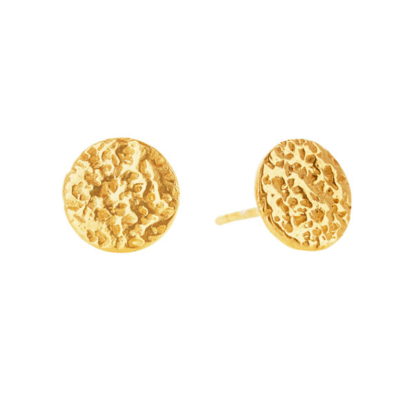 Jewellery gold plated silver earring, style number: 5607-2