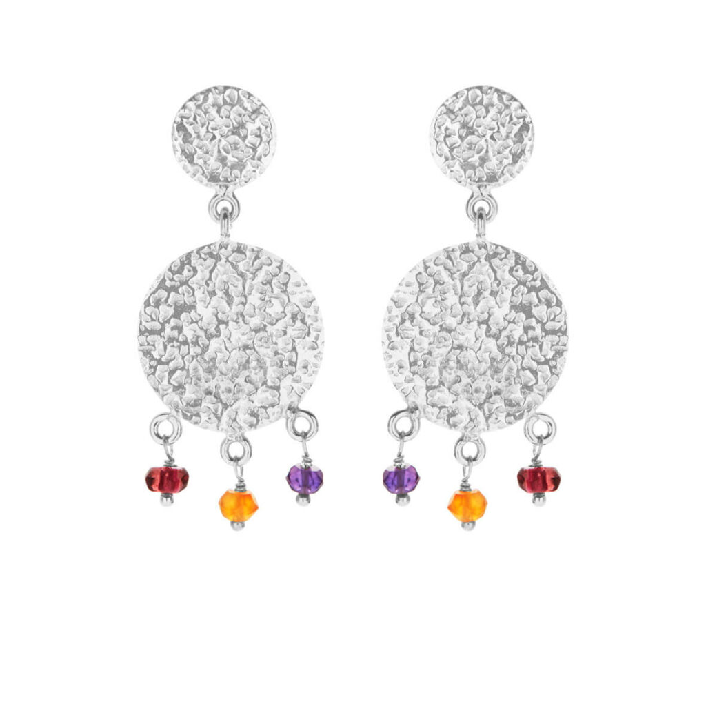 Jewellery silver earring, style number: 5618-1-555