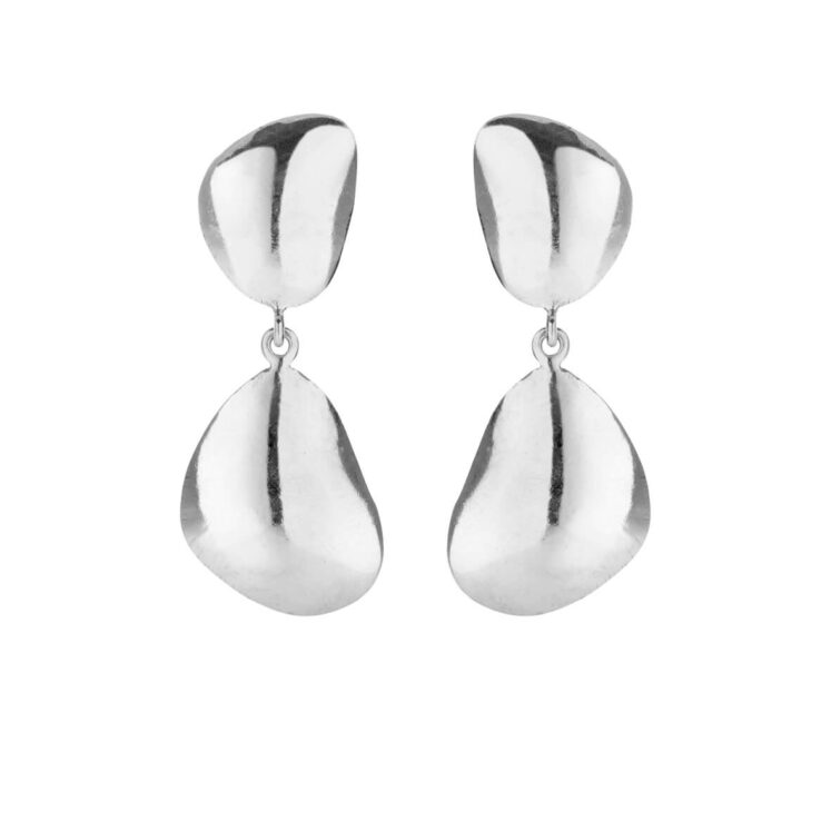 Jewellery polished silver earring, style number: 5620-11