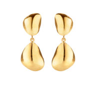 Earrings 5620 in Polished gold plated silver