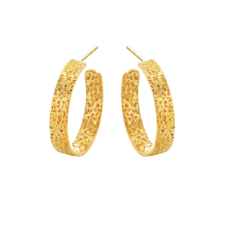 Jewellery gold plated silver earring, style number: 5624-2