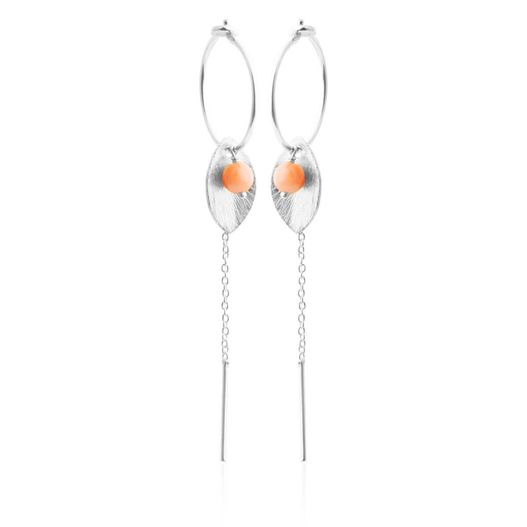 Jewellery silver earring, style number: 5629-1-129