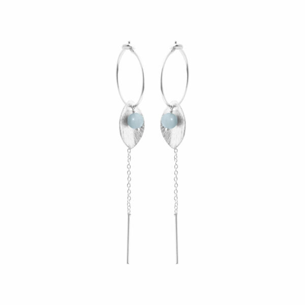 Jewellery silver earring, style number: 5629-1-156