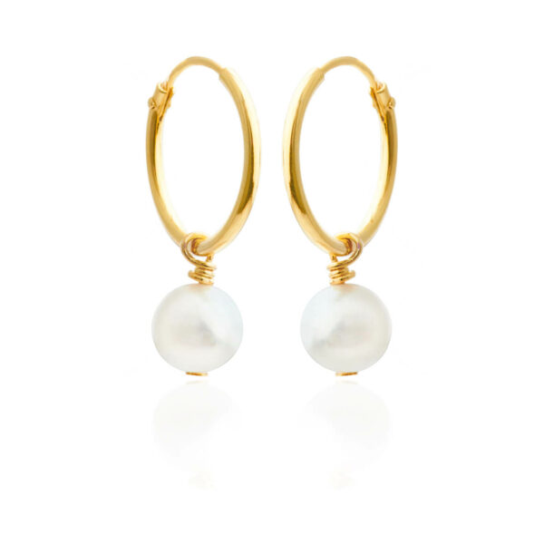 Jewellery gold plated silver earring, style number: 5630-2