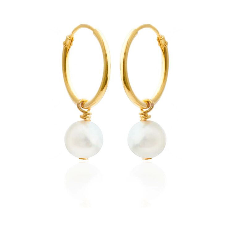 Jewellery gold plated silver earring, style number: 5630-2
