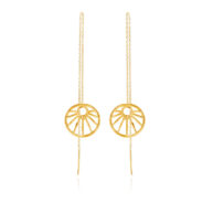 Earrings 5633 in Gold plated silver