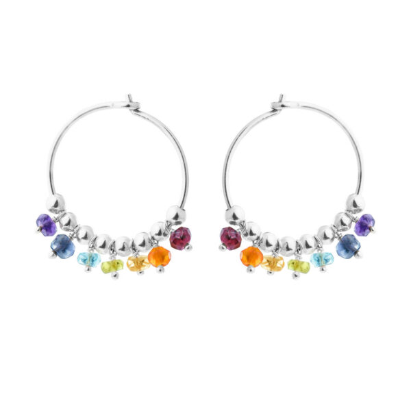 Jewellery silver earring, style number: 5635-1-556