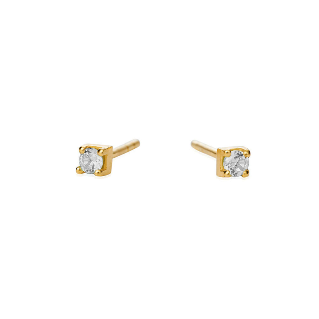 Jewellery gold plated silver earring, style number: 5637-2-185