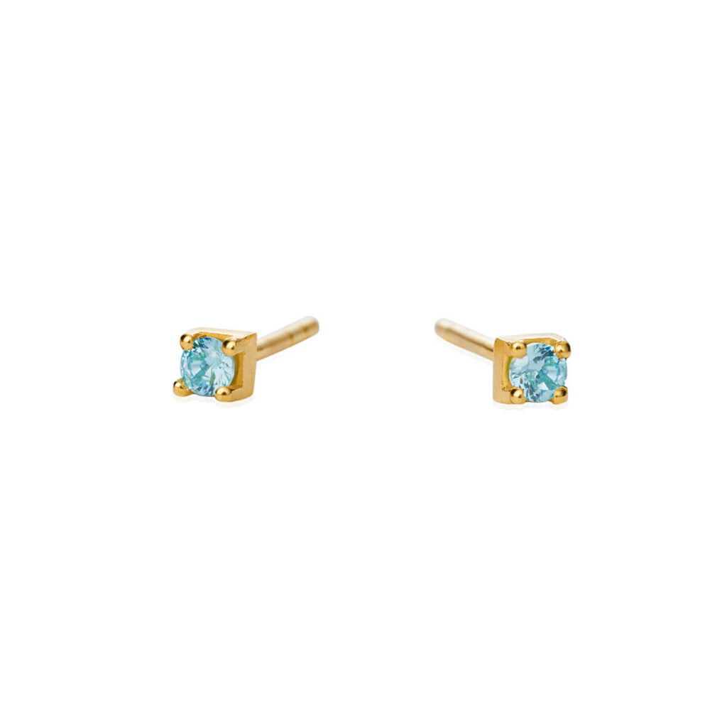 Jewellery gold plated silver earring, style number: 5637-2-216