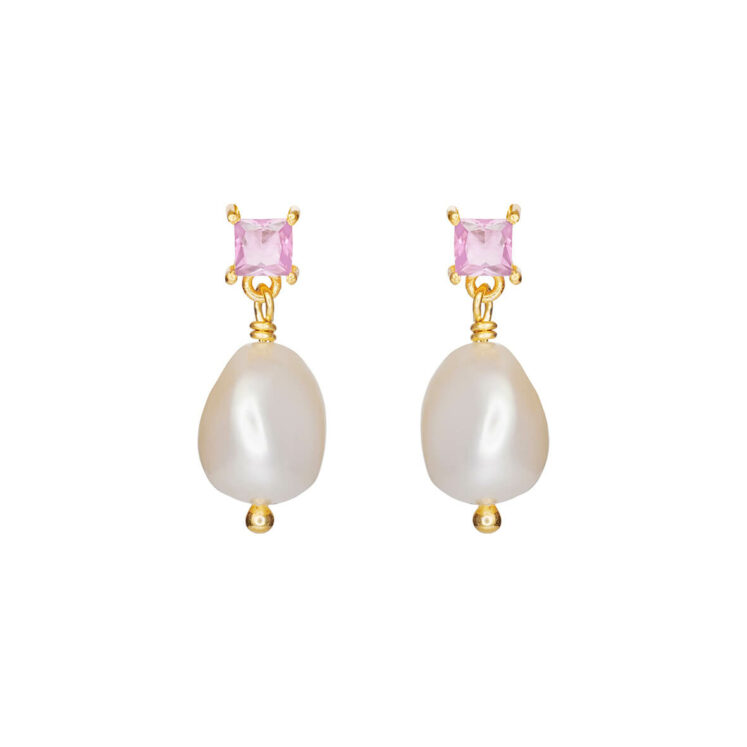 Jewellery gold plated silver earring, style number: 5638-2-210